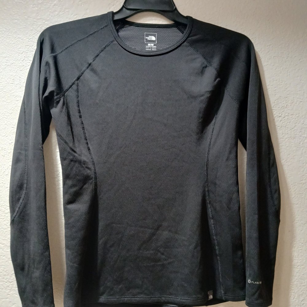 The North Face Black Striped Long Sleeve Shirt